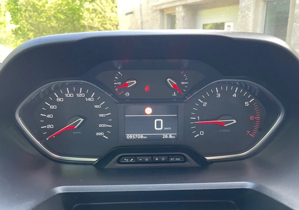 Peugeot Rifter cena 69900 przebieg: 95582, rok produkcji 2019 z Nysa małe 631